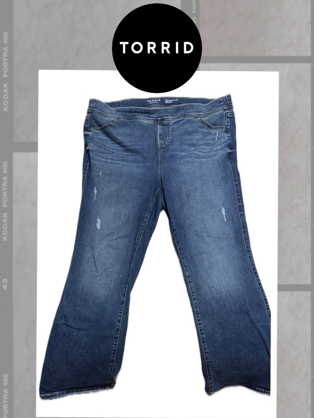 torrid Medium Blue Flare Jeans
